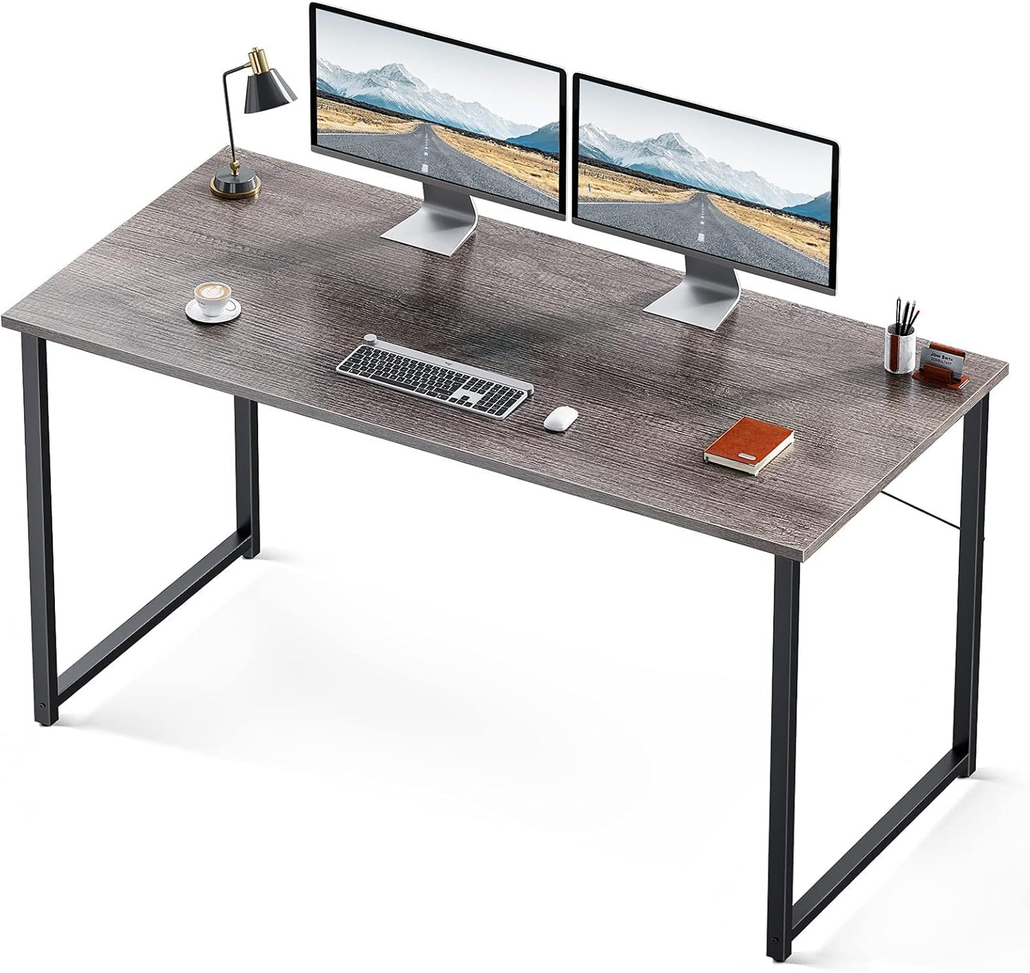 Coleshome 71 Inch Computer Desk, Modern Simple Style Desk for Home Office, Study Student Writing Desk, Black